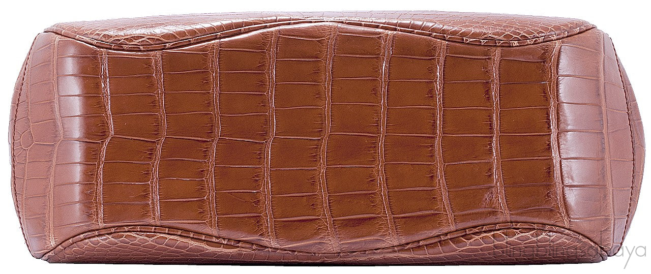 Lady Lock Top Handle Crocodile