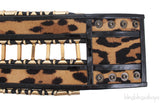 Embellished Leopard-print Waist Belt*
