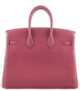 Birkin 25 Rouge Grenat GHW