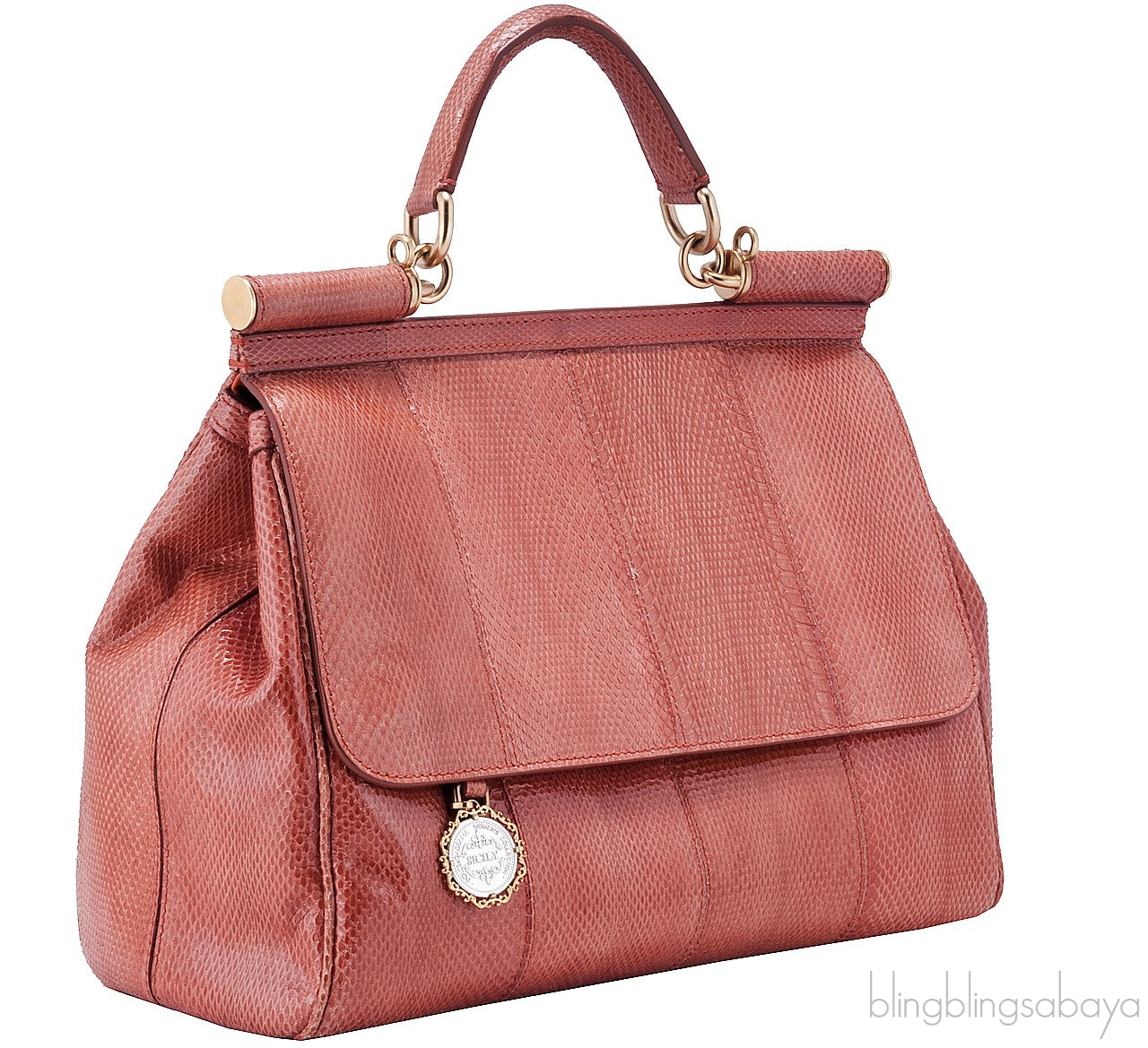 Snakeskin Miss Sicily Orange