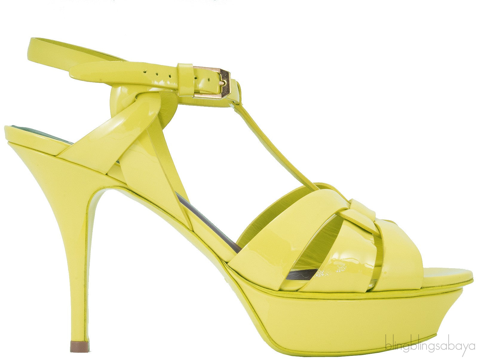 Yellow Patent Leather Tribute