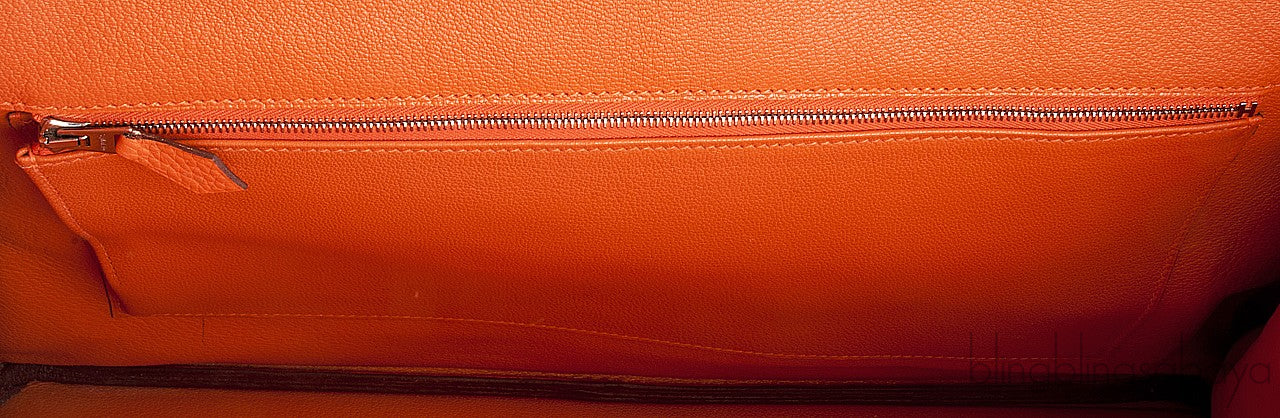 Birkin 40 Orange Taurillon Clem