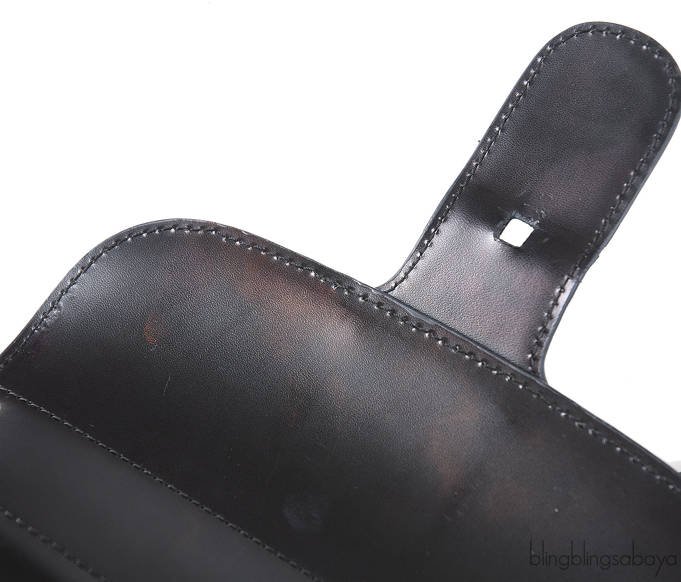 Delvaux Black Brilliant Mini Leather Tote