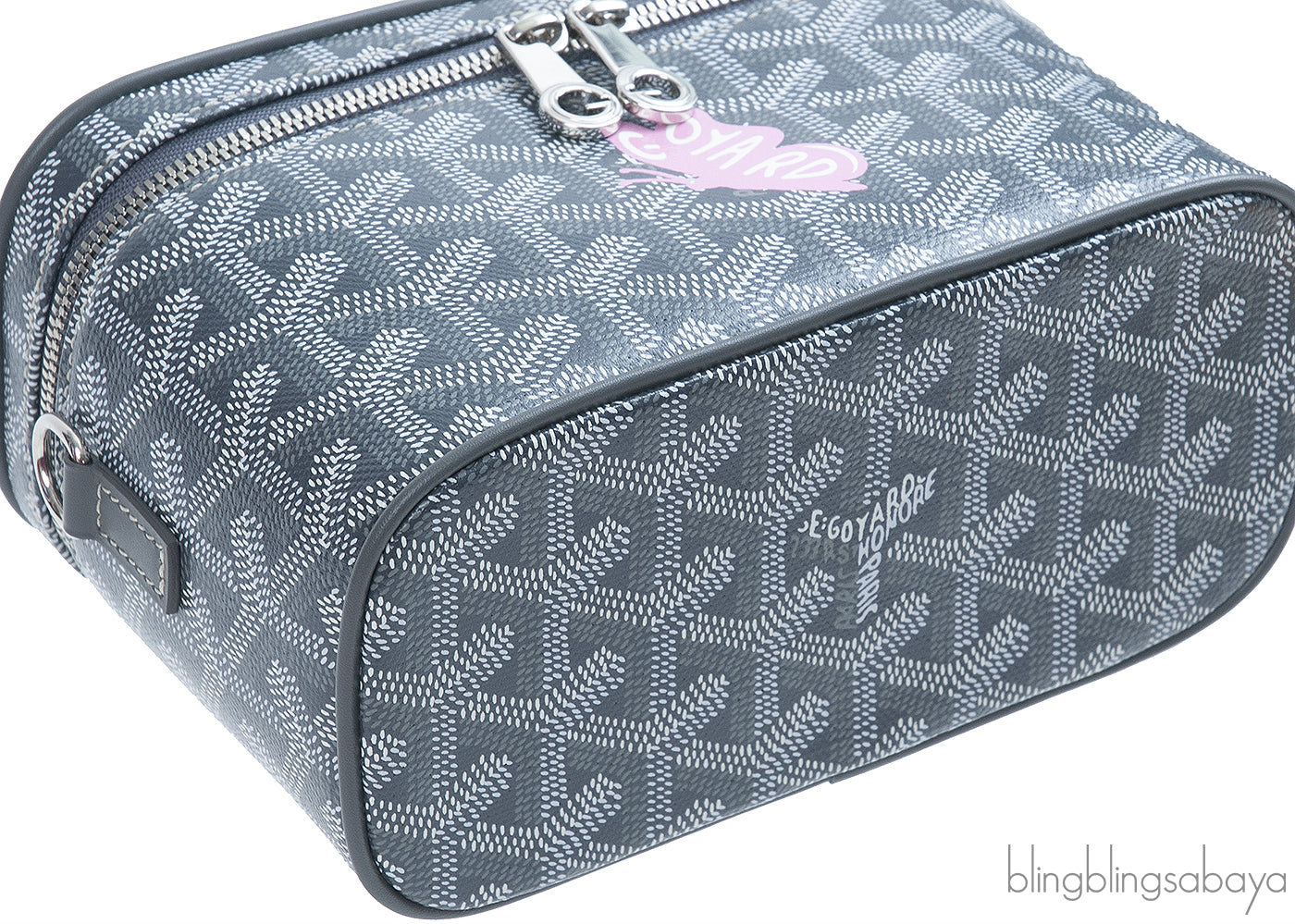 Goyard Grey Muse Butterfly Mini Vanity Bag