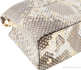 Capucines Gold Python Mini