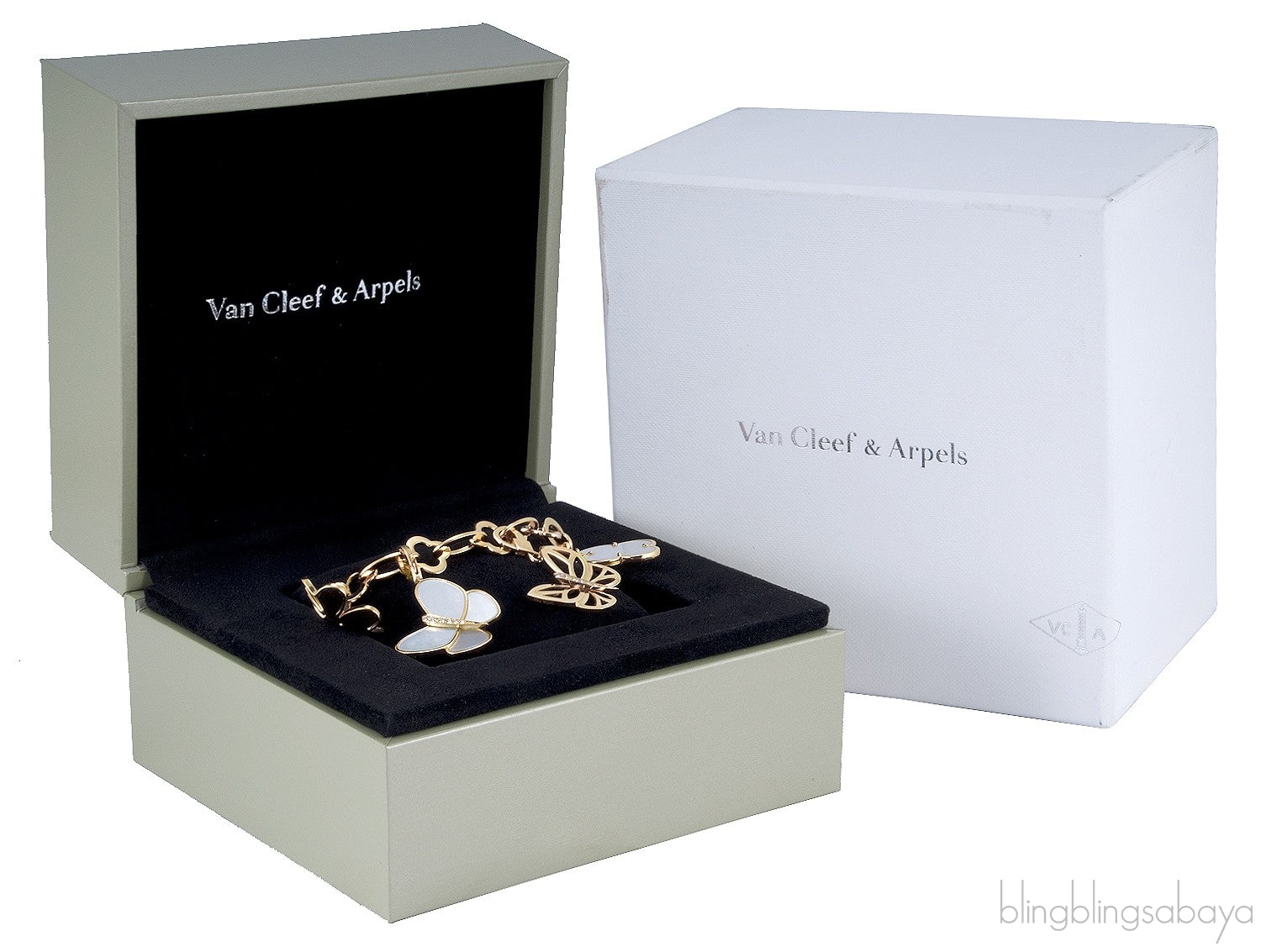 Gold & Diamond Charm Bracelet