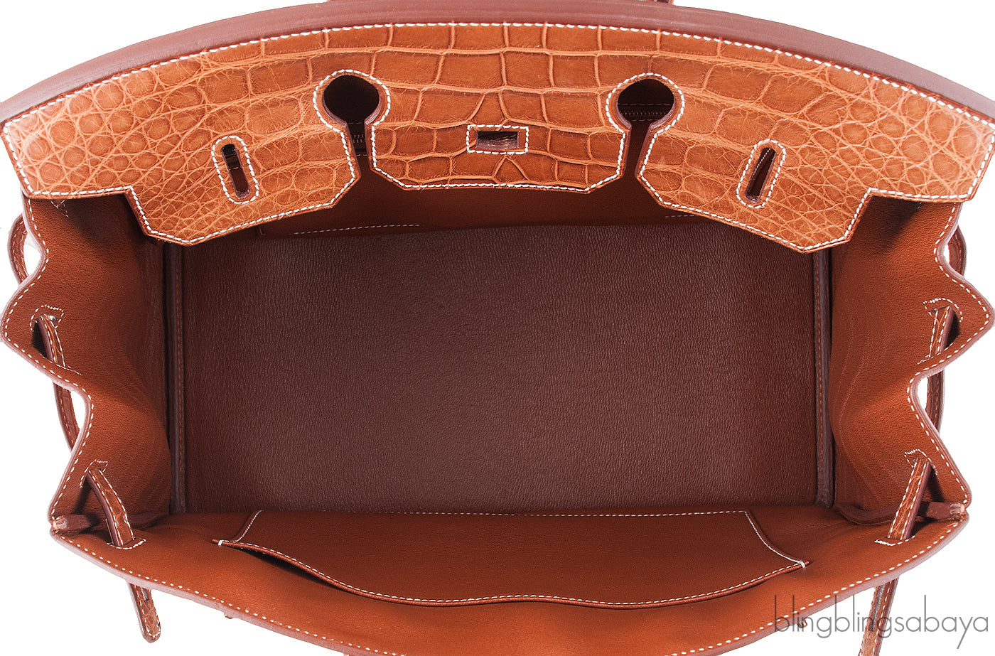 Birkin 35 Barenia Crocodile PHW