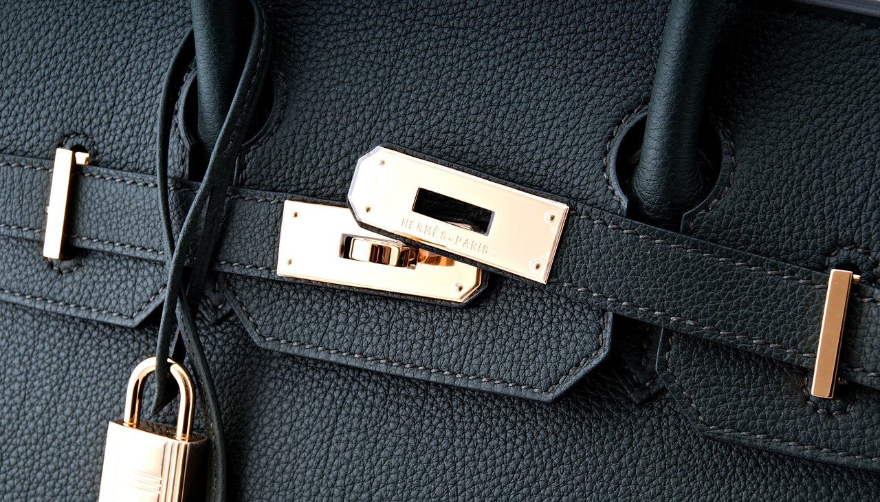 Birkin 30 Vert Fonce Togo