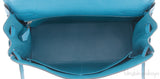 Kelly 32 Retourne Bleu Cobalt Togo