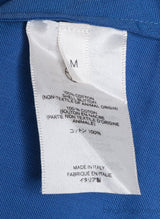 Blue Cotton Belted Dress