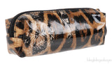 Leopard Print Patent Leather Accessories Pouch