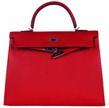 Kelly 35 Rouge Casaque Epsom