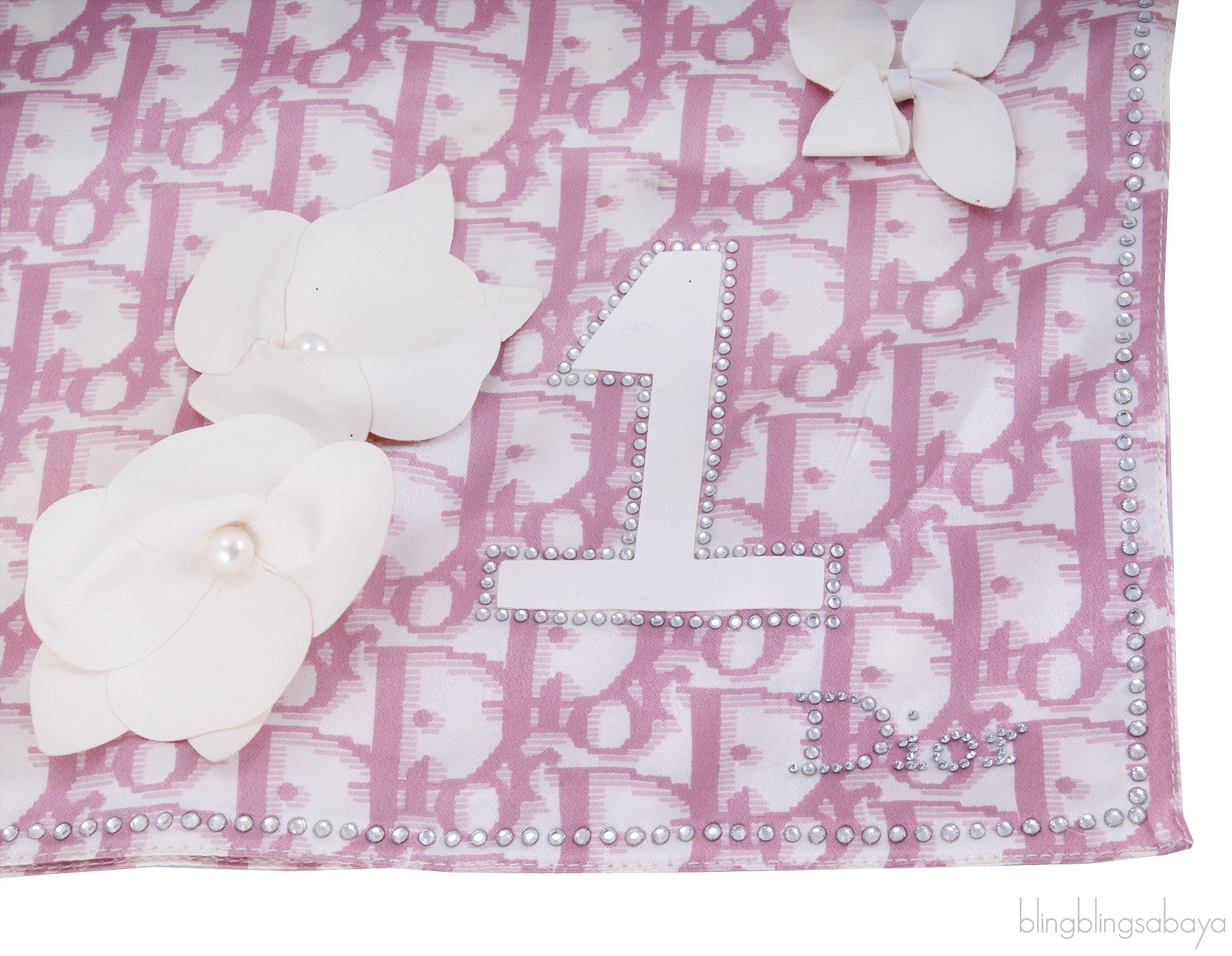 Pink Girly Silk Scarf