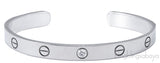 LOVE Open Cuff Diamond Bracelet