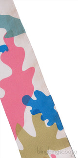 Multi-color Abstract Print Twilly