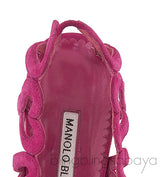 Wanga Pink Suede Heart Pump