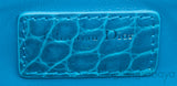 Lady Dior Mini Blue Green Crocodile