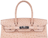 Birkin 30 Ostrich Natural Gold PHW
