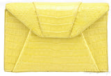 Crocodile Envelope Clutch