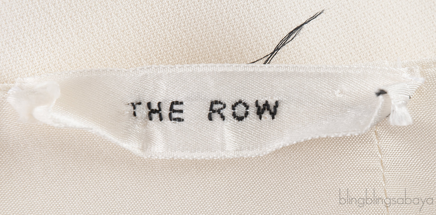 Off-White Plain Maxi Dress