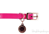 Stella McCartney Fuchsia Patent Faux Leather Belt