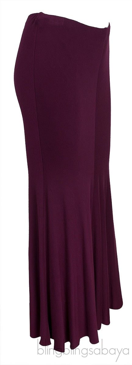 Burgundy Maxi Skirt