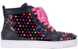 Multicolor Spike High Top Sneakers