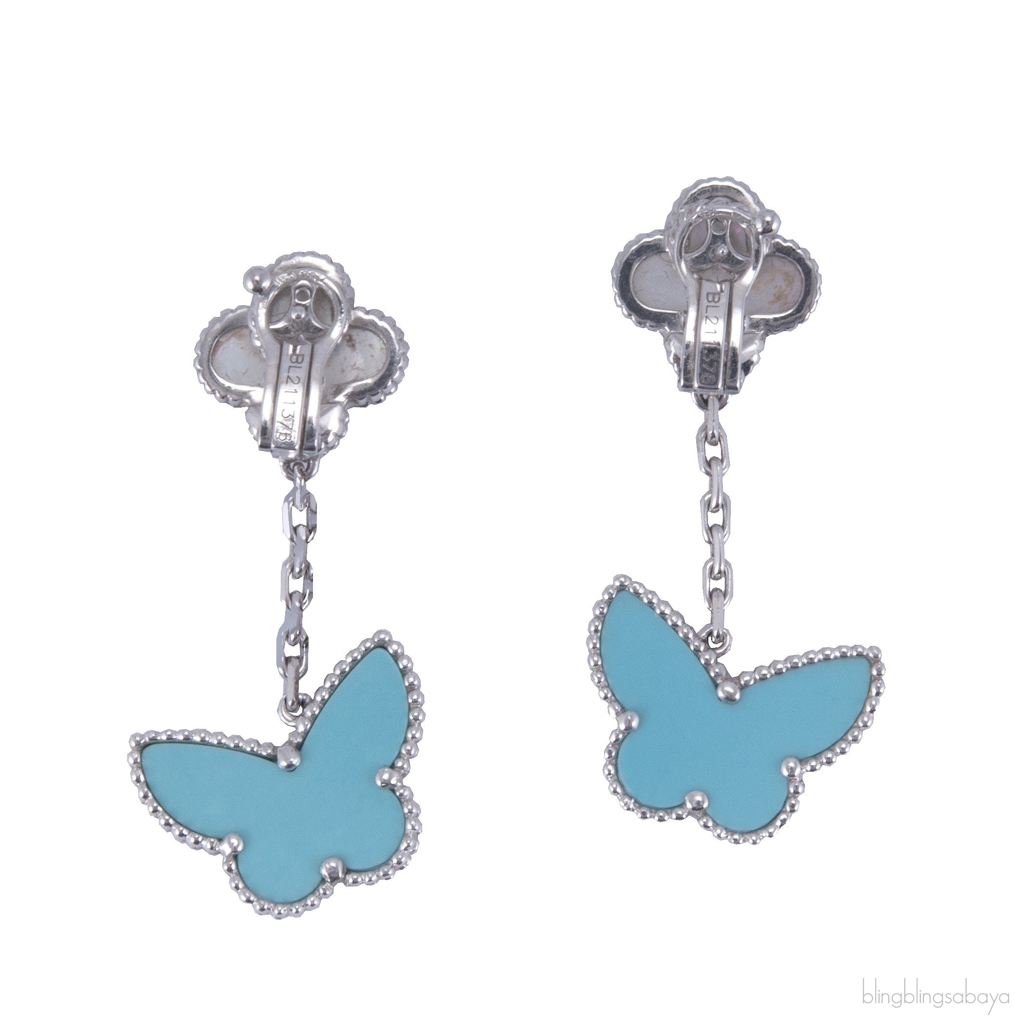 Lucky Alhambra Turquoise Earrings