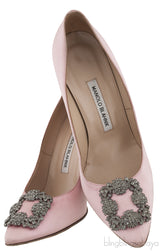Baby Pink Satin Hangisi Pump