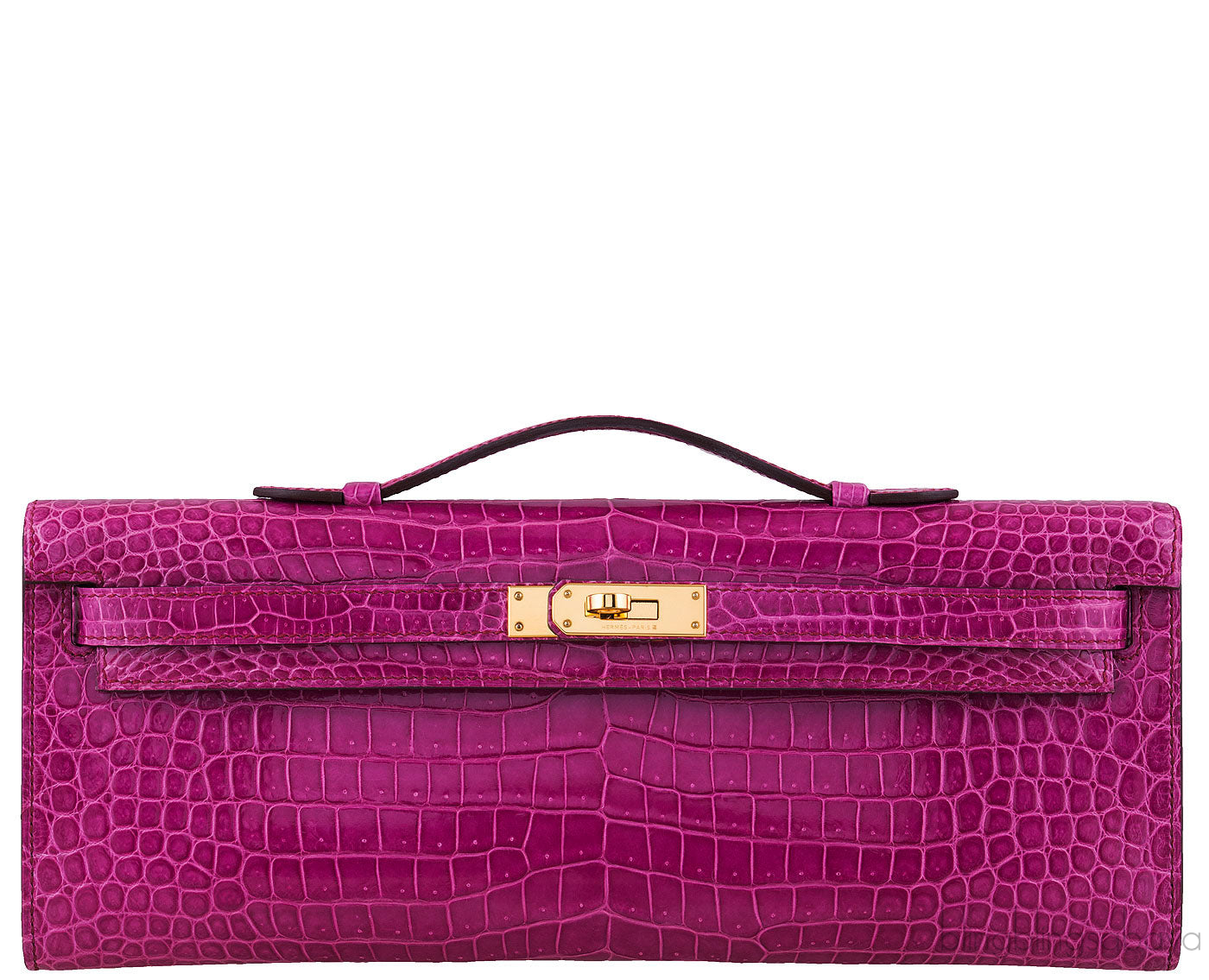 Kelly Cut Fuchsia Pink Crocodile