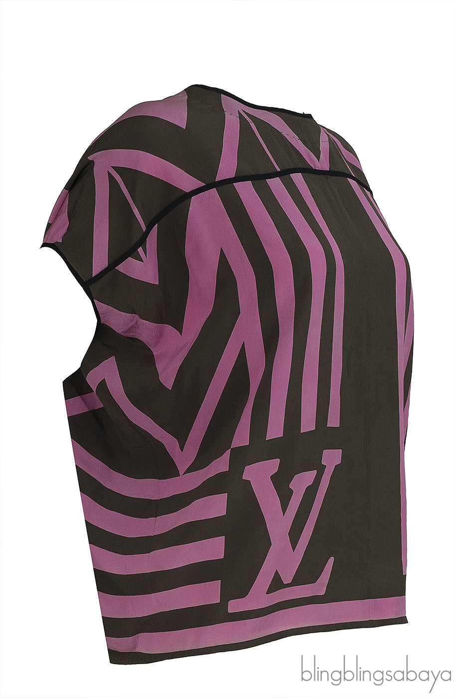 Louis Vuitton Printed Logo Blouse