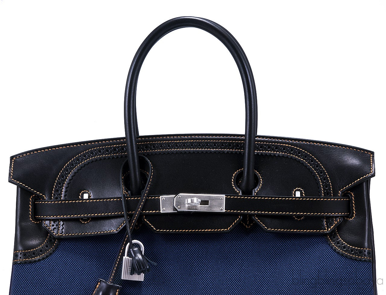 Birkin 35 Denim Ghillies Ltd. Edition