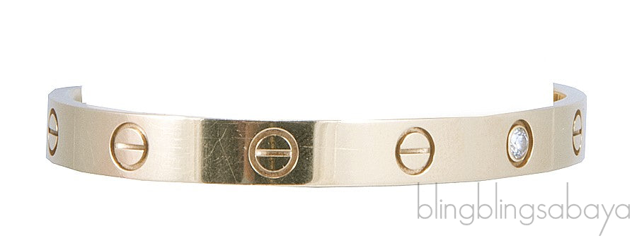 LOVE Open Cuff Diamond Bracelet