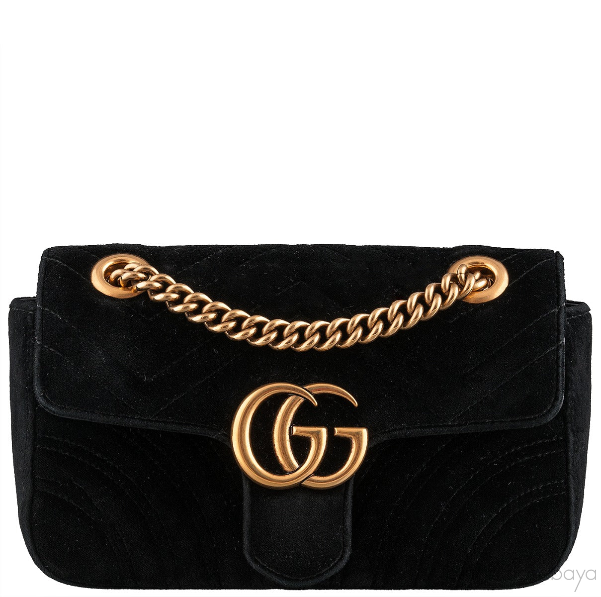 Marmont Black Velvet Mini Bag