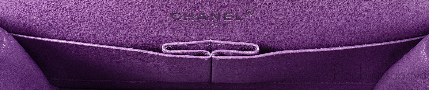 Chanel Purple Multicolor Tweed Medium Double Flap Bag