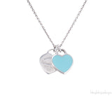 Mini Double Heart Tag Pendant