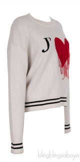 Dior Je T\'Aime Dior Cashmere Blend Sweatshirt