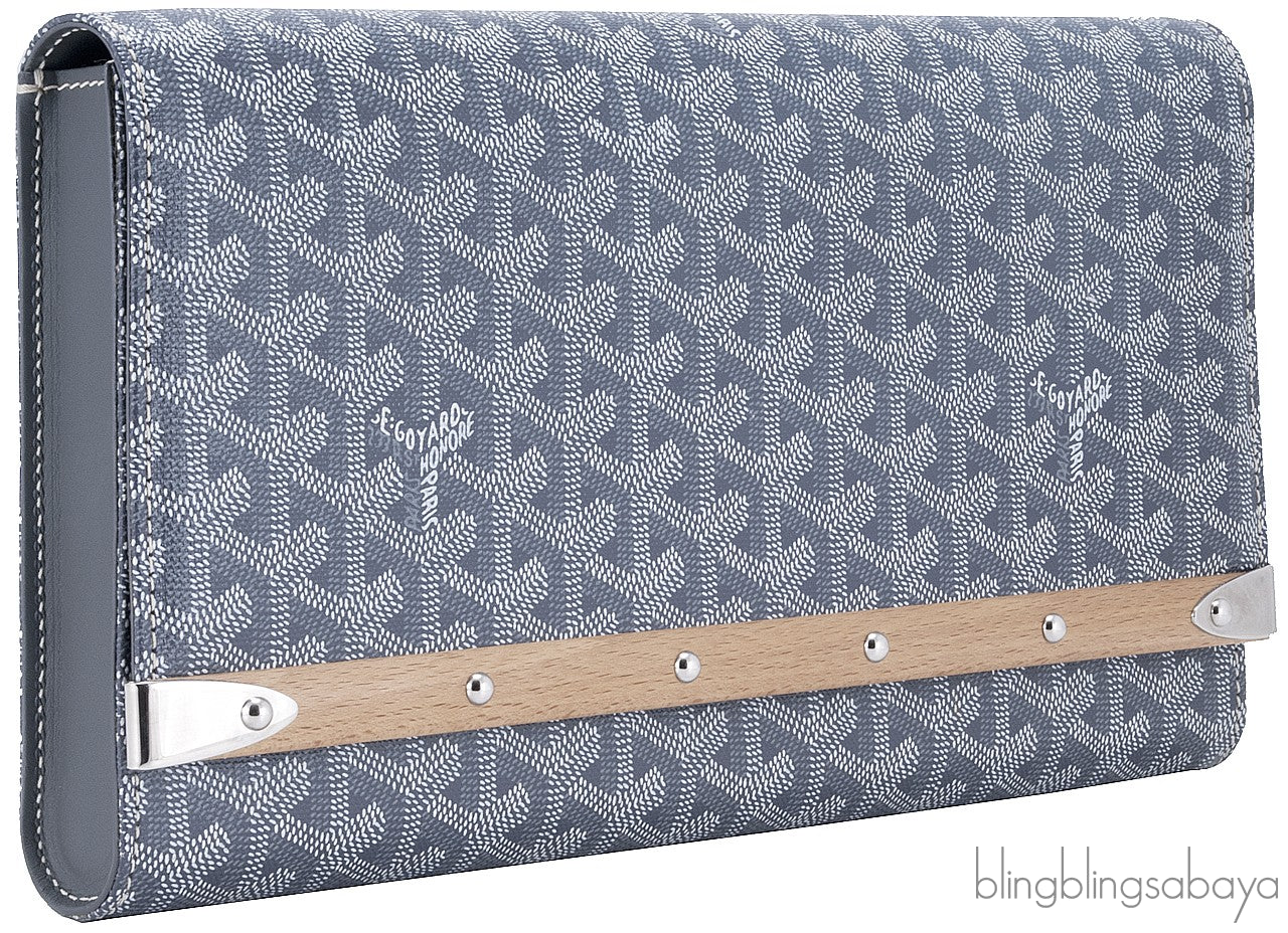 Toile Grise Bois Clutch