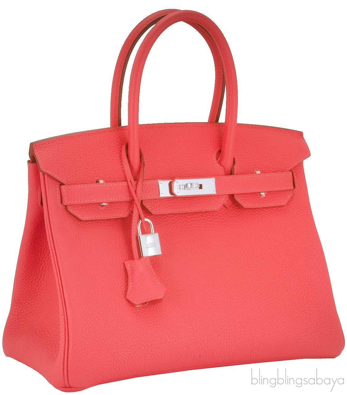 Birkin 30 Togo Rouge Pivoine PHW