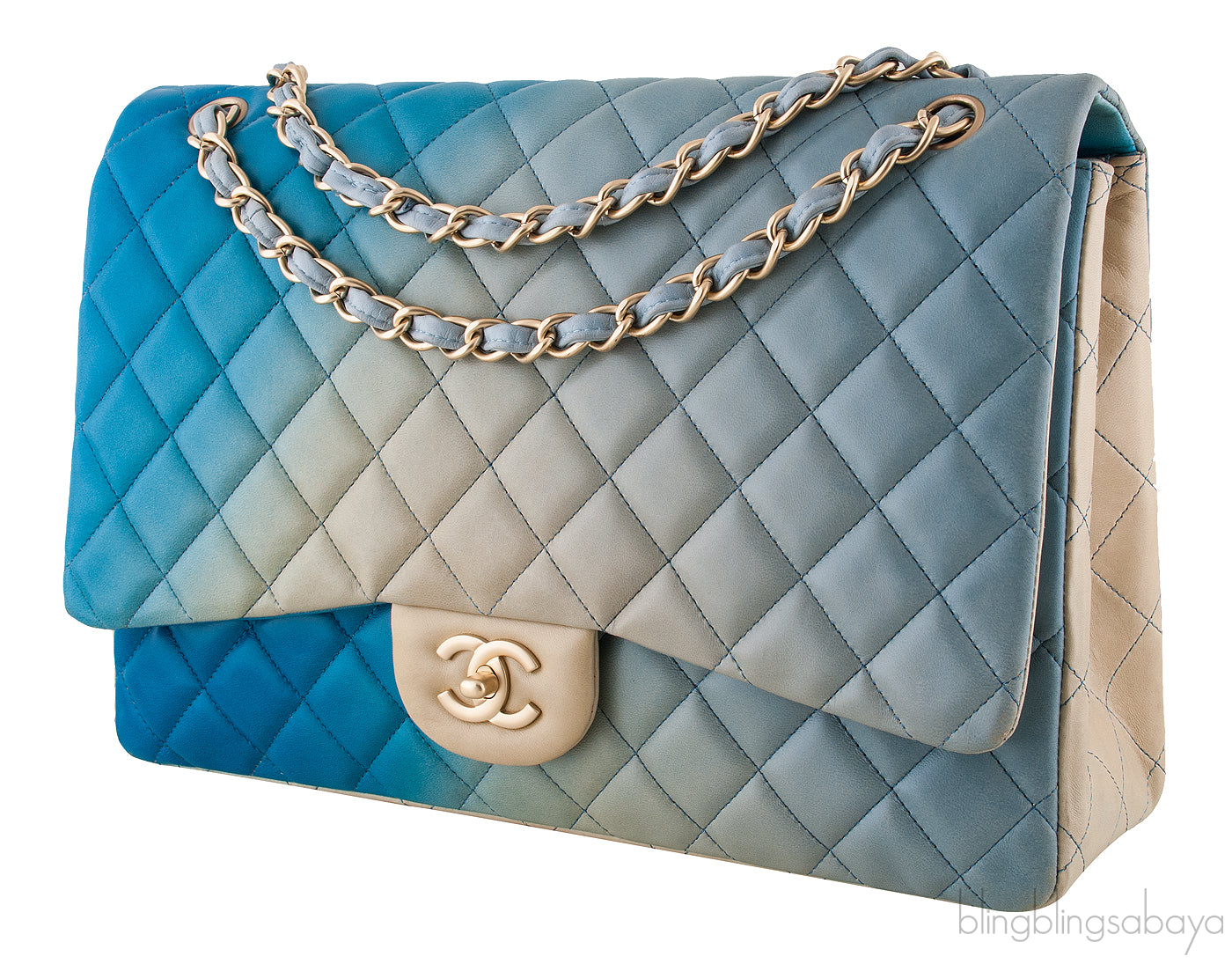 Gradient Ombre Classic Flap Bag