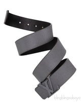 Grey Taiga 35mm LV Initiales Belt