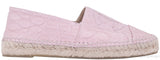 Pink Crocodile Espadrille