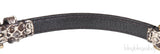 Python Crystal Embellished Slim Belt