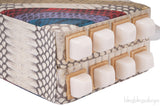 Viper Skin Lucite Studs Clutch*