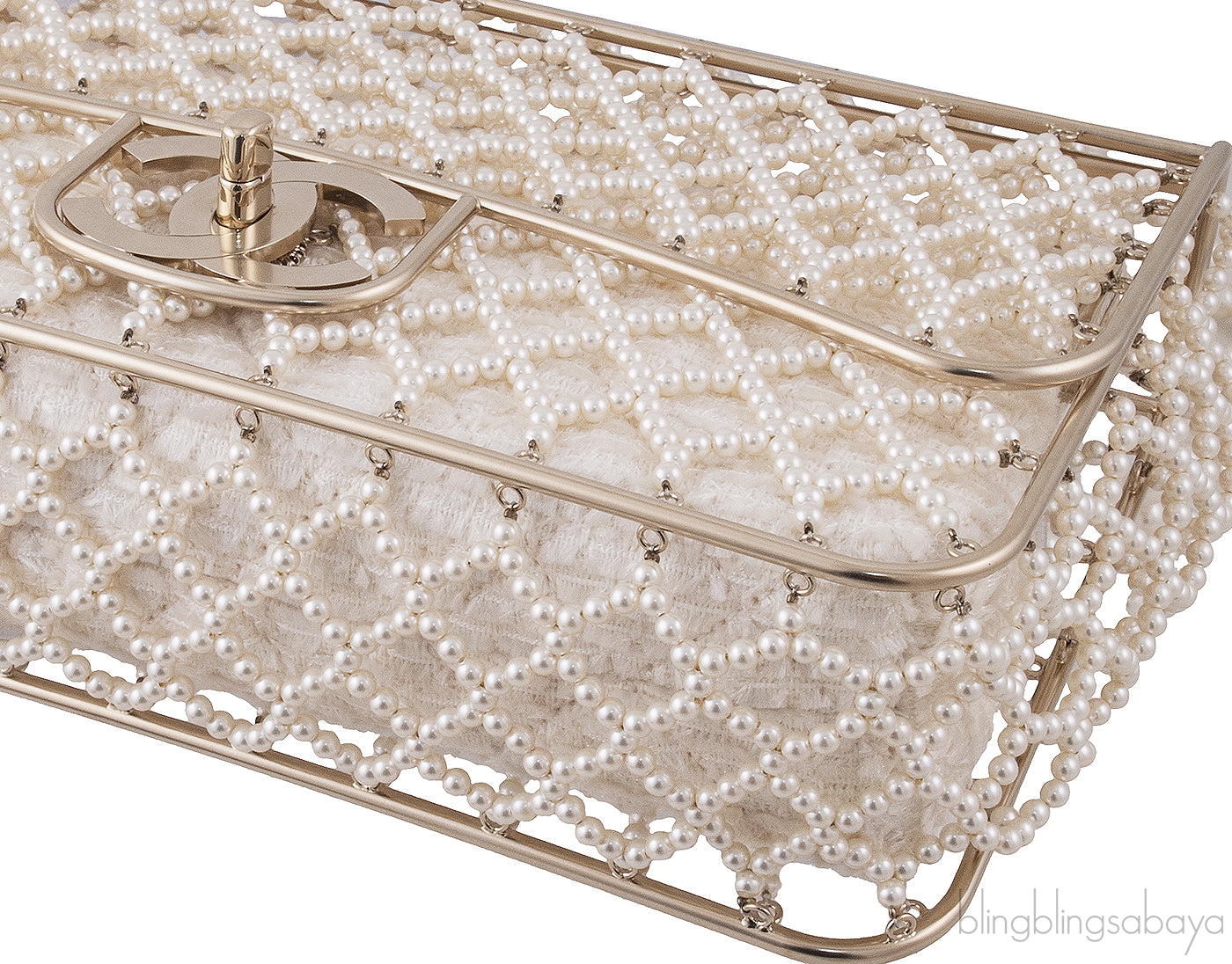 Cage Pearl Classic Flap Bag