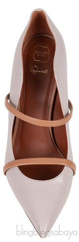 Maureen 100 Beige Grey & Brown Heels