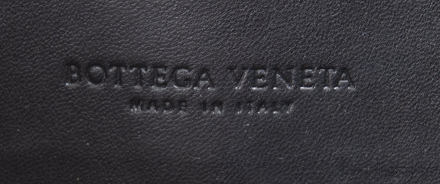 Bottega Veneta Black Intrecciato Leather & Python Handbag
