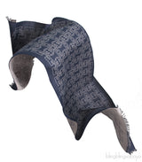 Reversible H Print Shawl