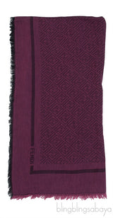 Logo Print Square Shawl