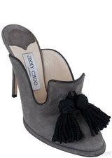 Suede Dexley Tassle Mule